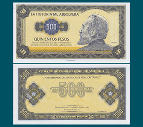 500 pesos Fidel 2003