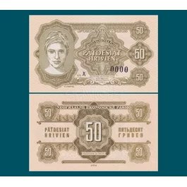 50 Hrivien - Spoločenstvo Narcis 2002 / hnedá