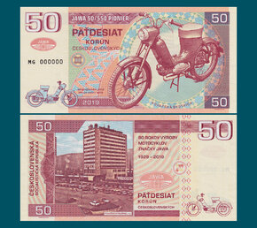 50 korún Československých JAWA