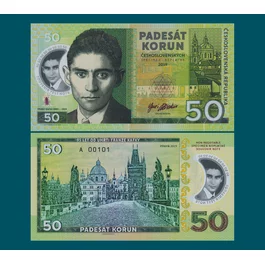 50 korún Kafka