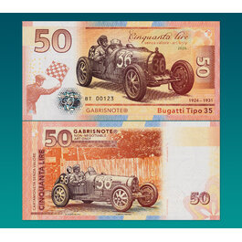 50 Lire Bugatti Tipo 35