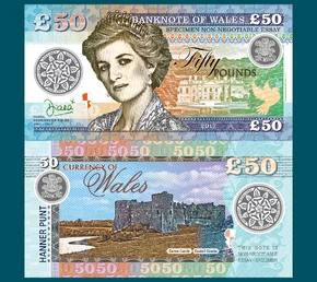 50 pounds Wales