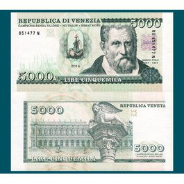 5 000 lire Benátky