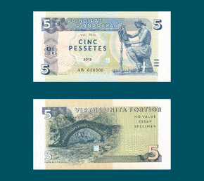 5 pessetas Andorra