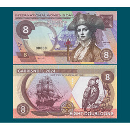 8 Doubloons pirátka Mary Read