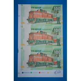 Aršík 100 korún Lokomotíva T426.0