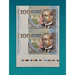 Aršík 2x 100 Korún T. G. Masaryk - verzia B