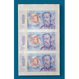 Aršík 3x 1000 Korún Bedřich Smetana