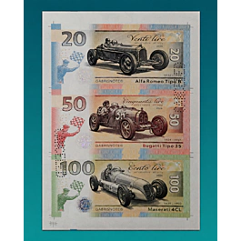Aršík 3x 20,50,100 Lire F1