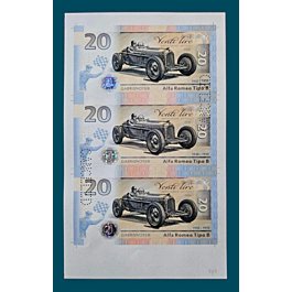 Aršík 3x 20 Lire - F1 Alfa Romeo
