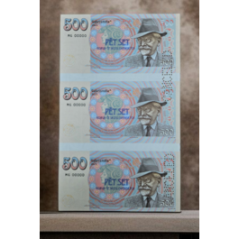 Aršík 3x 500 Kčs - Alfonz Mucha