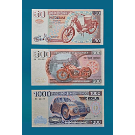 Sada 50,500,1000 korún